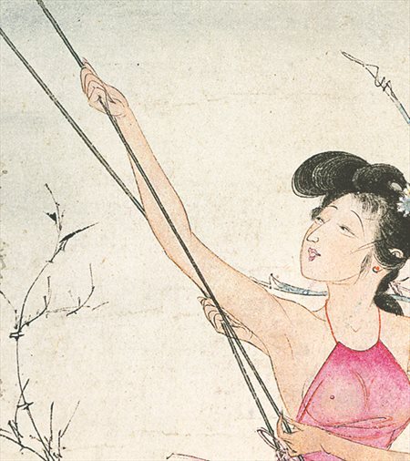 札达县-胡也佛的仕女画和最知名的金瓶梅秘戏图
